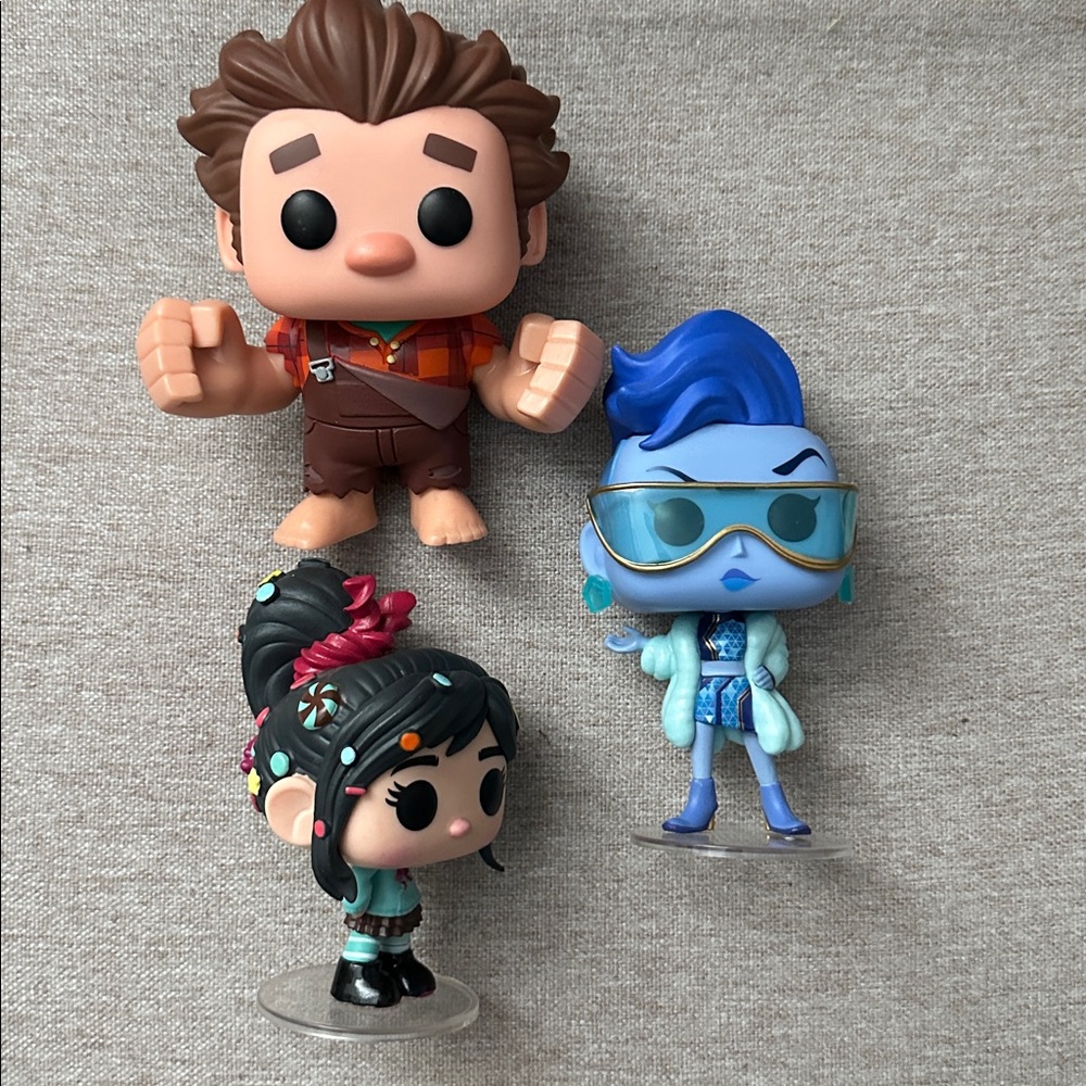 Yesss, Wreck-It-Ralph, and Vanellope Funko Pop! Figures